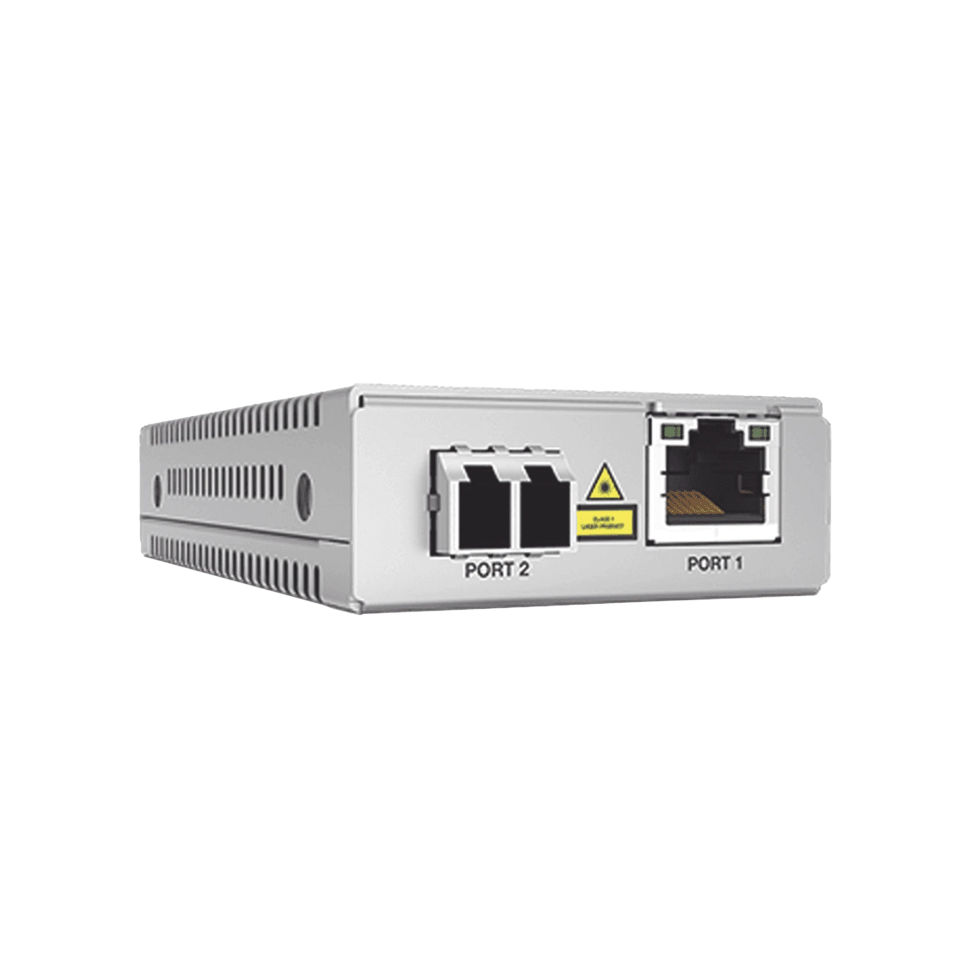 CONVERTIDOR DE MEDIOS MINI MONOMODO VERSION TAA (FEDERAL), 10/100/1000T A 1000LX/LC (20KM)-Convertidores de Medios-ALLIED TELESIS-Bsai Seguridad & Controles