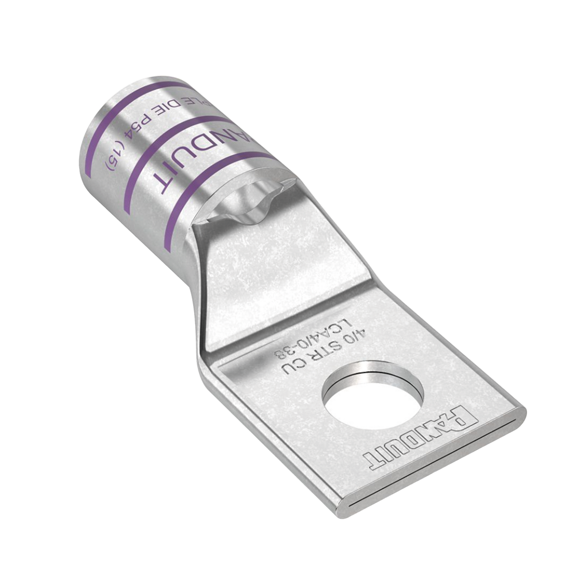 ZAPATA DE COMPRESIÓN DE COBRE CON ORIFICIO 3/8", PARA CABLE 4/0 AWG. 1 PIEZAS-Calidad de la Energía-PANDUIT-Bsai Seguridad & Controles