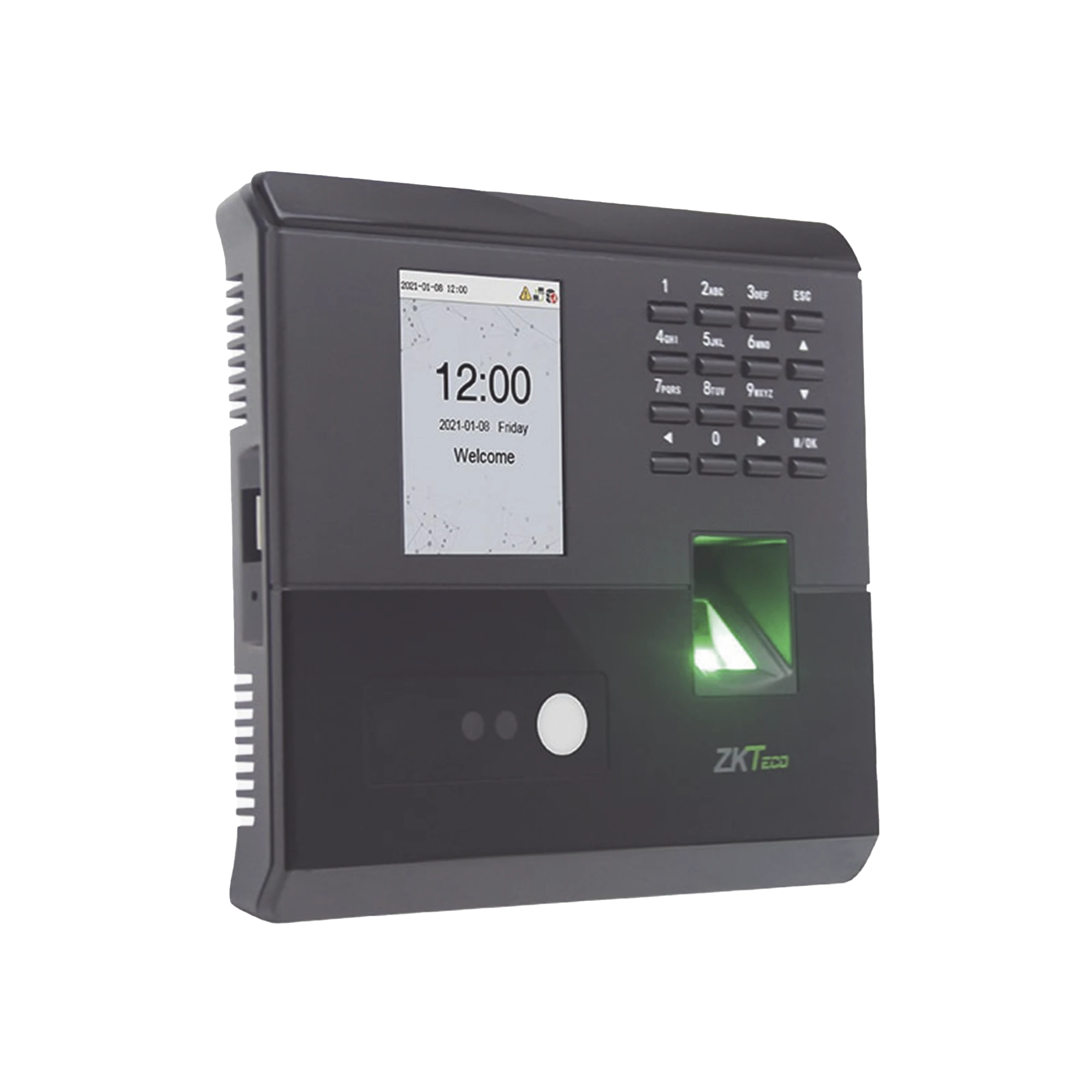 LECTOR DE RECONOCIMIENTO FACIAL Y HUELLA DIGITAL / 100 ROSTROS / 500 HUELLAS / SOPORTA DDNS CON BIOTIMEPRO / FUNCIÓN ADMS INCLUIDA-Biométricos-ZKTECO-MB10V-Bsai Seguridad & Controles