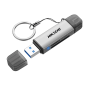 LECTOR DE TARJETAS 2 EN 1 / CONECTOR DUAL USB-A Y USB-C / SOPORTA SD Y MICRO SD-Accesorios Generales-HIKSEMI BY HIKVISION-Bsai Seguridad & Controles