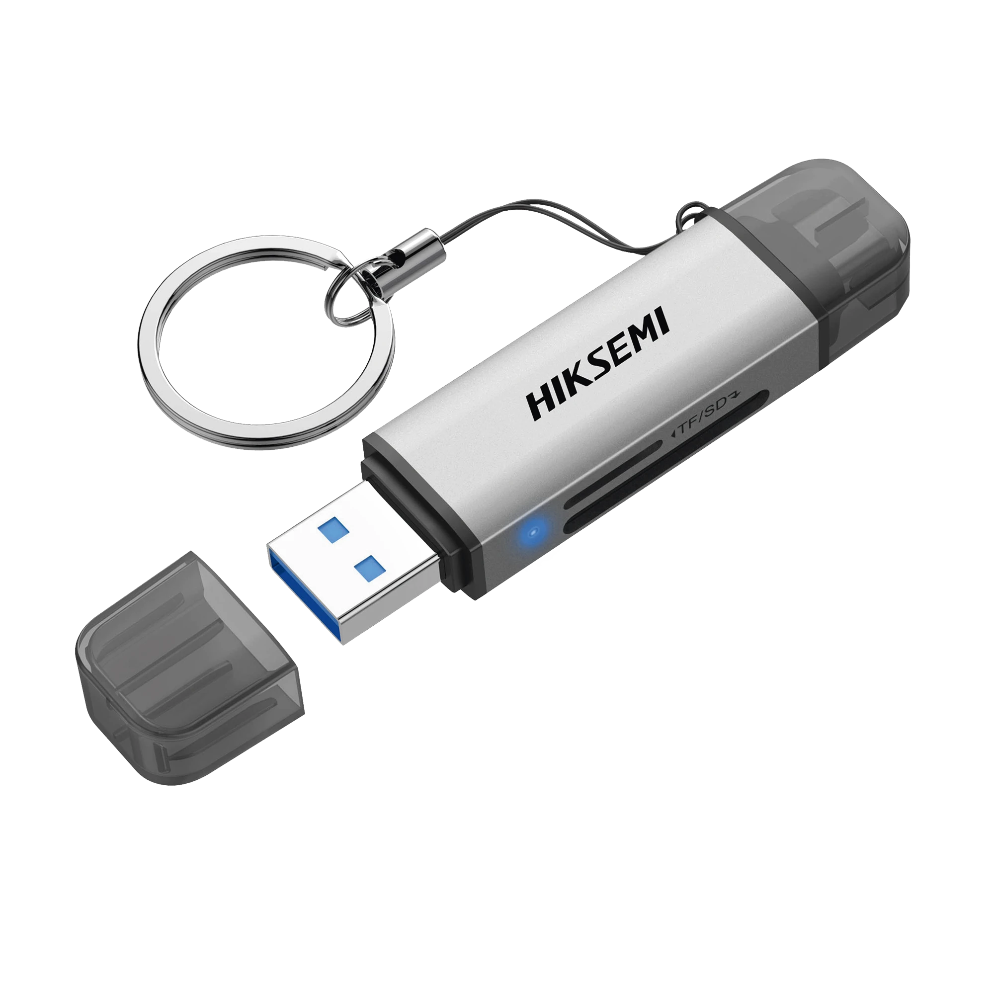 LECTOR DE TARJETAS 2 EN 1 / CONECTOR DUAL USB-A Y USB-C / SOPORTA SD Y MICRO SD-Accesorios Generales-HIKSEMI BY HIKVISION-Bsai Seguridad & Controles