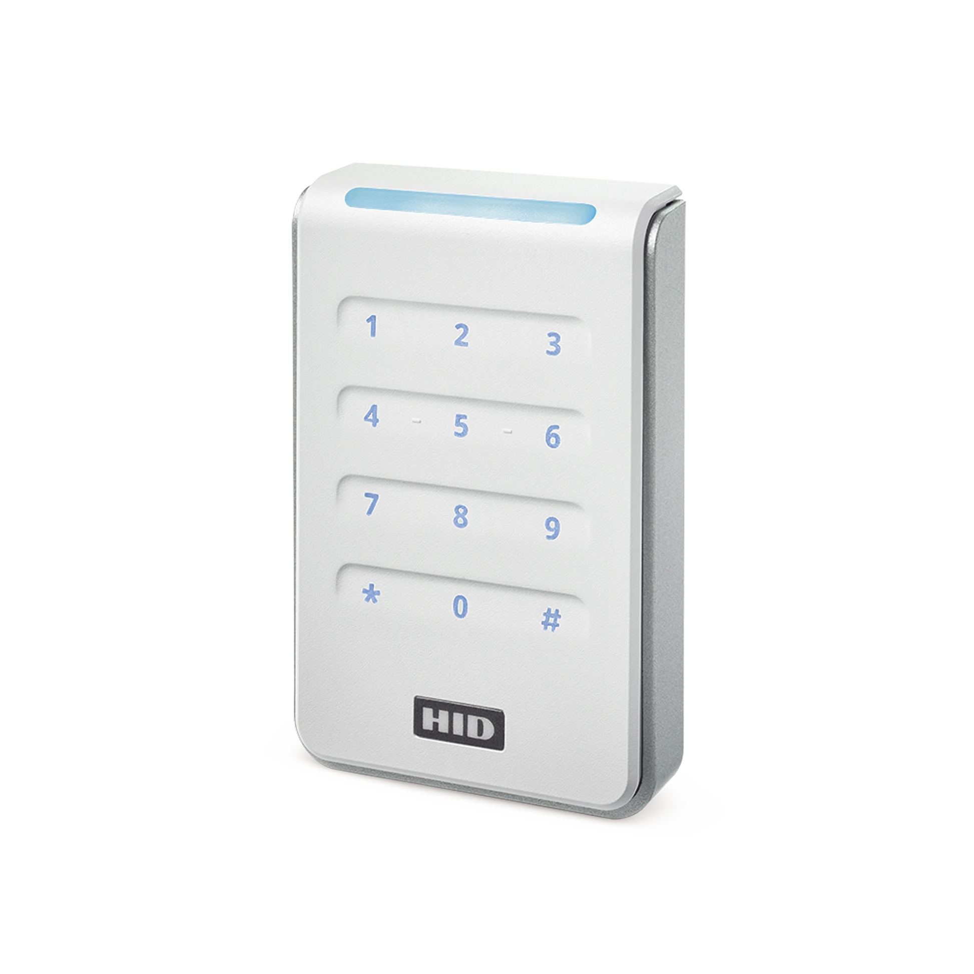 LECTOR R40 CON TECLADO SIGNO WHITE ESTANDAR MULTITECNOLOGIA/ 40KNWS-00-000000/ GARANTIA DE POR VIDA/ PIGTAIL/WIEGAND & OSDP-Lectoras y Tarjetas-HID-RS40KFW-Bsai Seguridad & Controles