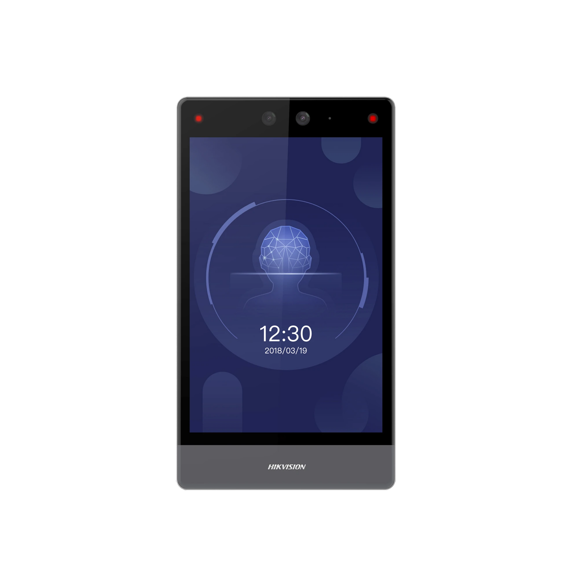 TERMINAL FACIAL DE 8" TOUCHSCREEN / DELGADA Y ESTÉTICA / EXTERIOR IP65 / POE / 100 MIL USUARIOS / FUNCIÓN DE VIDEOPORTERO Y LECTURA DE CÓDIGOS QR / LECTURA DE TARJETAS-Biometricos-HIKVISION-Bsai Seguridad & Controles