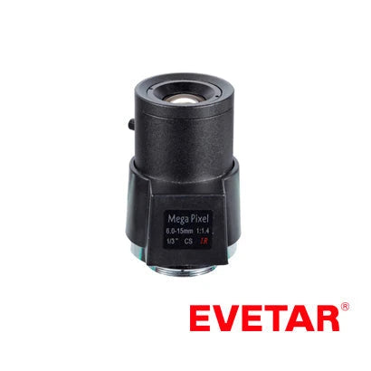 LENTE CAM MEGAPIXEL VARIF DYN EVETAR M13VD615IR 6-15MM-Cámaras-MARCAS VARIAS-VARIF 6-15MM-Bsai Seguridad & Controles