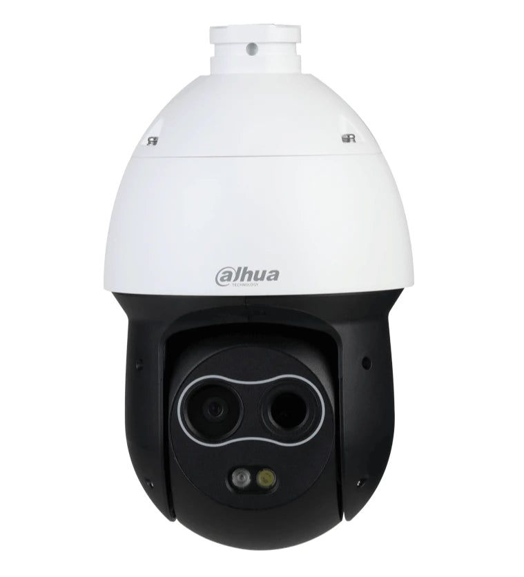 DAHUA TPC-SD2241-T - CÁMARA DOMO TÉRMICA/ 4 MEGAPIXELES/ INTELIGENCIA ARTIFICIAL/ LUZ BLANCA/ ALTAVOZ/ LED IR DE 35M/ AMPLIO RANGO DE MONITOREO/ IP66 / LENTE TÉRMICO DE 7MM/ LENTE VISIBLE DE 8MM-PTZ-DAHUA-DHT0060031-Bsai Seguridad & Controles