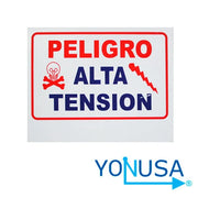 LETRERO DE ALTO VOLTAJE PARA COLOCAR EN CERCA ELECTRIFICADA-Cercas Eléctricas-YONUSA-Bsai Seguridad & Controles