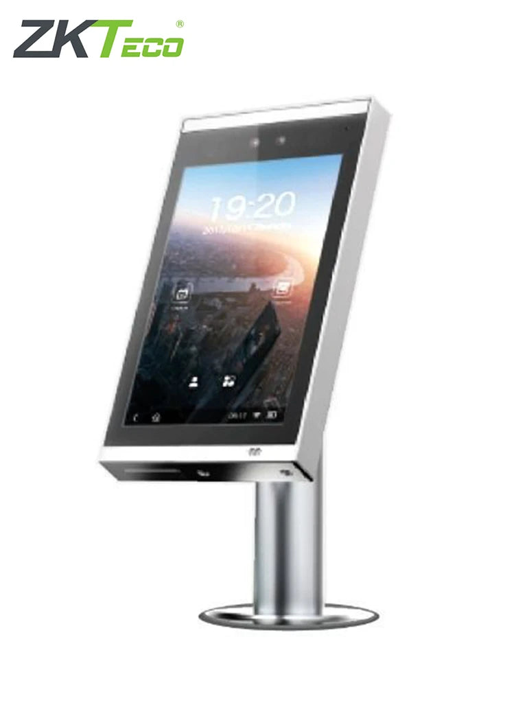 ZKTECO FACEDEPOT7BCH - TERMINAL DE CONTROL DE ACCESO CON RECONOCIMIENTO FACIAL / PARA INTERIOR / CON BASE EN ACERO INOXIDABLE / 10000 ROSTROS /200000 REGISTROS/ 7 PULGADAS / LICENCIA BIO ACCESS MTD GRATIS-Acceso SIN CONTACTO-ZKTECO-Bsai Seguridad & Controles