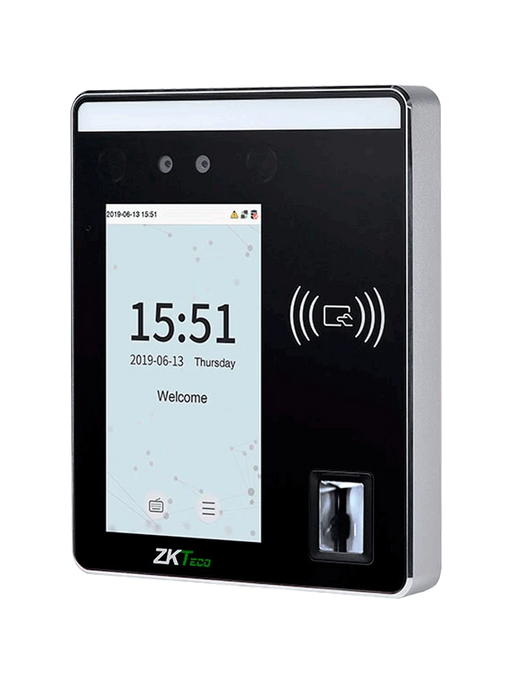 ZKTECO SPEEDFACEH5 LINUX - CONTROL DE ACCESO Y ASISTENCIA MULTI-BIOMÉTRICO / 6000 ROSTROS / 10000 HUELLAS Y TARJETAS / PANTALLA TOUCH DE 5" / 20000 REGISTROS / CONEXIÓN TCP/IP / LICENCIA BIO ACCESS MTD GRATIS-Facial-ZKTECO-ZKT0650025-Bsai Seguridad & Controles