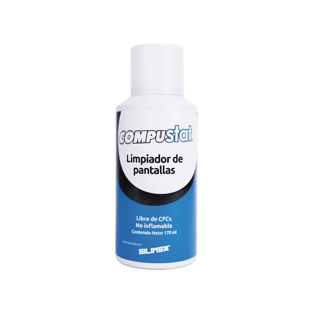 LIMPIADOR DE PANTALLAS EN AEROSOL Y PROTECTOR ANTI-ESTÁTICO REPELENTE DE POLVO, 170 ML-Controles de Acceso-SILIMEX-Bsai Seguridad & Controles