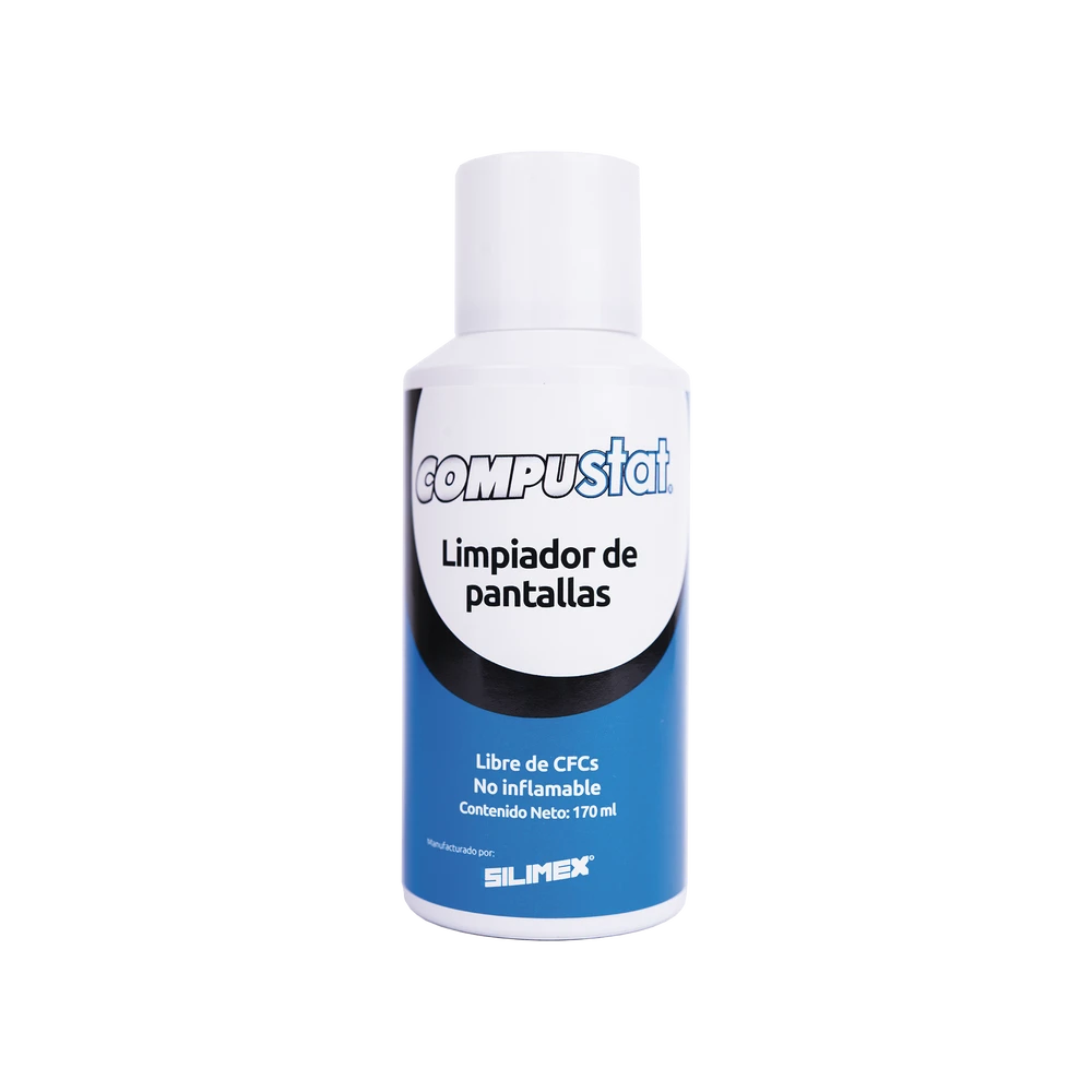 LIMPIADOR DE PANTALLAS EN AEROSOL Y PROTECTOR ANTI-ESTÁTICO REPELENTE DE POLVO, 170 ML-Controles de Acceso-SILIMEX-Bsai Seguridad & Controles