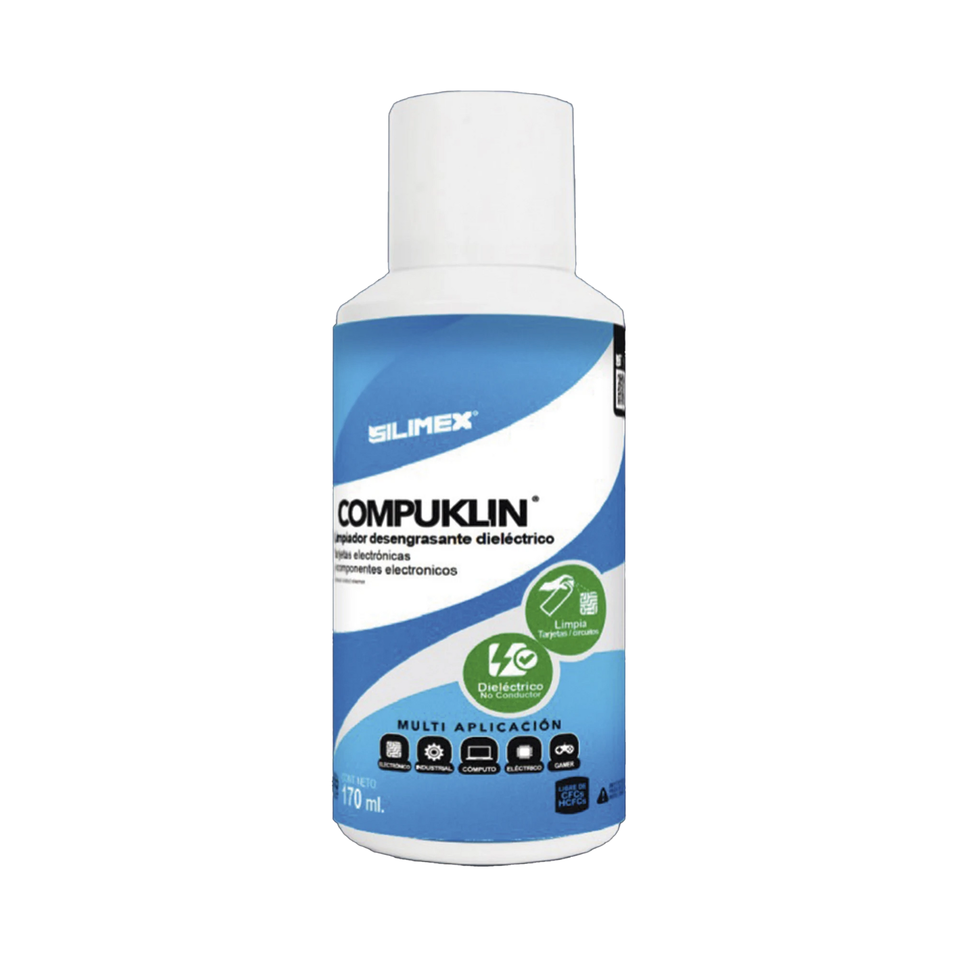LIMPIADOR DESENGRASANTE EN AEROSOL DIELECTRICO, PARA TARJETAS ELECTRÓNICAS Y CIRCUITOS, BOTE 170 ML.-Accesorios-SILIMEX-Bsai Seguridad & Controles
