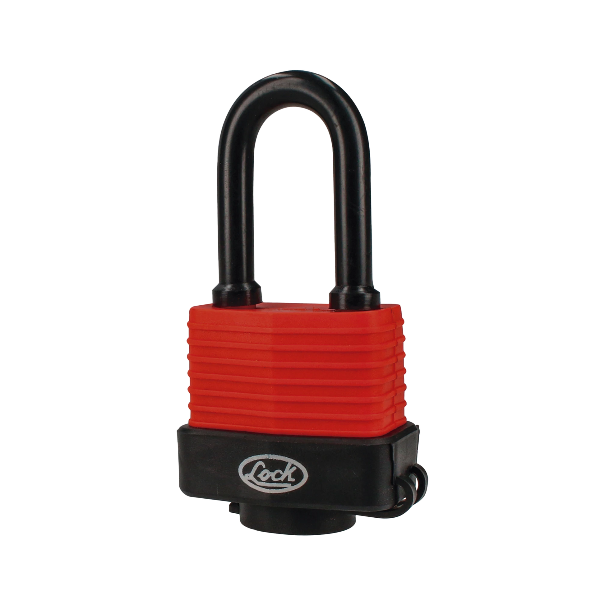 CANDADO IMPERMEABLE CON LLAVE ESTÁNDAR /ARCO LARGO DE 46 MM/ NIVEL DE SEGURIDAD 4 / LÍNEA COMERCIAL.-Cerraduras-LOCK-Bsai Seguridad & Controles