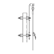 LÍNEA DE VIDA HASTA 45.7 METROS (150 PIES). COMPATIBLE CON LÍNEA SUPER TITAN. CARRO DE SEG. NO INCLUIDO.-Torres y Mástiles-TRYLON-Bsai Seguridad & Controles