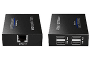 SAXXON LKV100USB - EXTENSOR USB/ 1 PUERTO USB DE ENTRADA/ PERMITE EXTENDER HASTA 4 PUERTOS USB DE SALIDA/ HASTA 150M CON CABLE CAT6COM PATIBLE CON WINDOWS & MAC & LINUX-Extensores 4k / HD-SAXXON-Bsai Seguridad & Controles