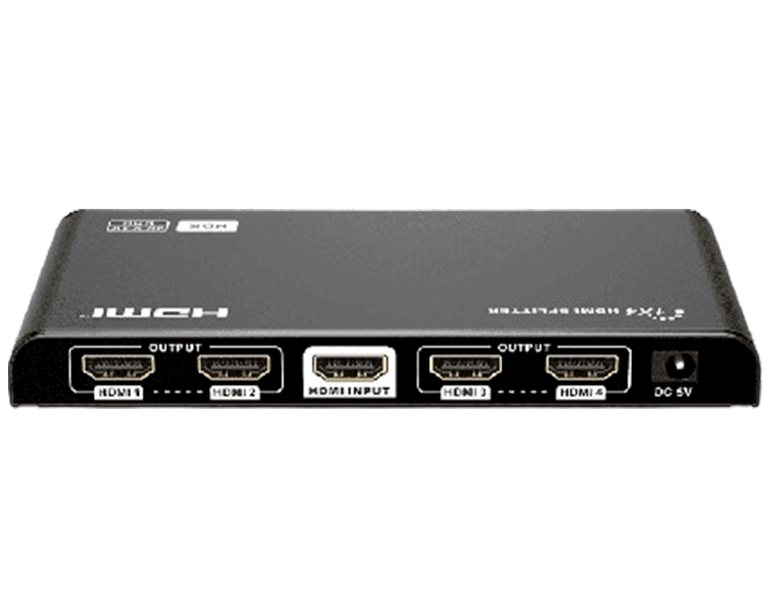 SAXXON LKV314HDR-V3.0 - DIVISOR HDMI 4K CON 1 ENTRADA Y 4 SALIDAS, RESOLUCIÓN 4K X 2K ULTRA HD Y 1080P FULL HD, SOPORTA HDR, SALIDAS DE VIDEO COMBINADAS EN 4K Y 1080P, CON ALCANCE DE HASTA 10 METROS EN ENTRADA Y SALIDAS.-Divisores / Splitters-SAXXON-Bsai Seguridad & Controles