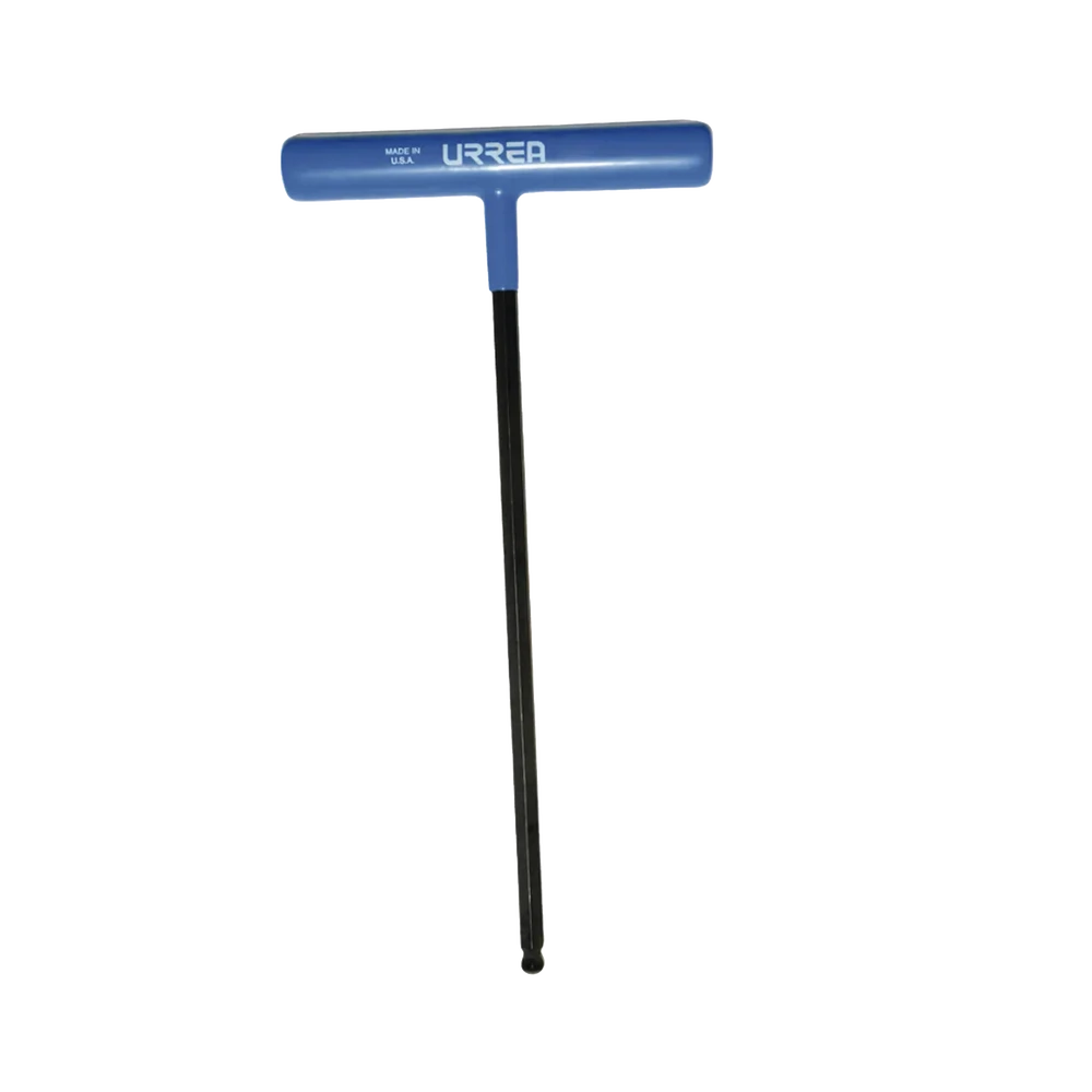 LLAVE HEXAGONAL LARGA TIPO "T"/ PUNTA DE BOLA ERGONÓMICA / MÉTRICA 8 MM.-URREA-Bsai Seguridad & Controles
