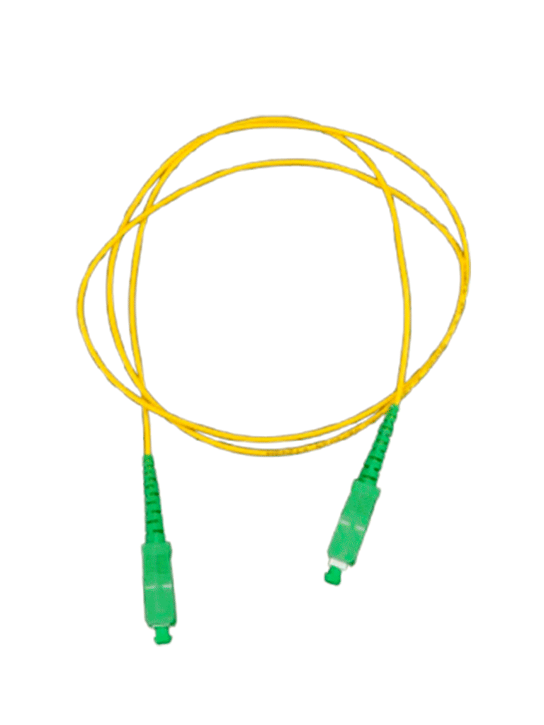 TCE - LMN-FO-SCA-SCA-01 - JUMPER SC-SC MONOMODO / APC / SIMPLEX 2 MM / 1 METRO / AMARILLO #FO-Jumper / Latiguillo-OEM-Bsai Seguridad & Controles