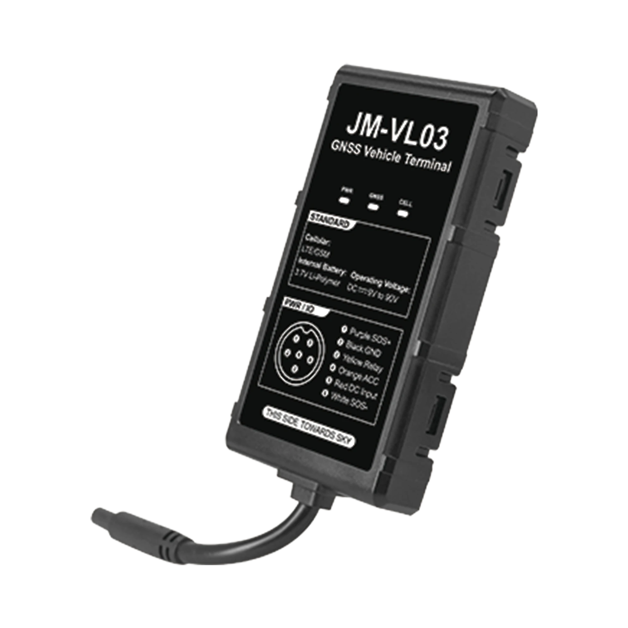 LOCALIZADOR VEHICULAR 4G CON IP65, CONEXIÓN EN EE.UU, INCLUYE RELEVADOR Y BOTÓN DE PÁNICO-Trackers GPS-JIMIIOT-Bsai Seguridad & Controles