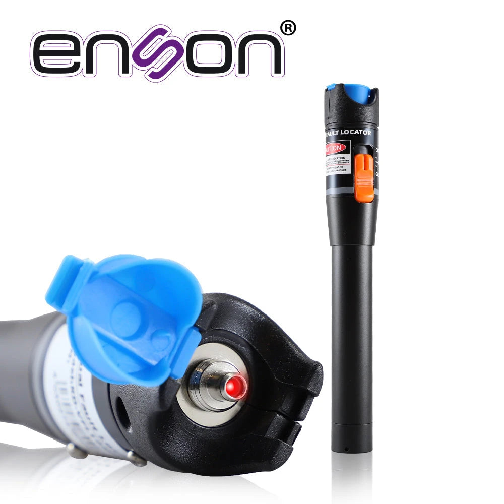 LOCALIZADOR VISUAL DE FALLAS DE FIBRA OPTICA ENSON ENS-VFL CON ENTRADA UNIVERSAL CONECTOR SC.-GPON-ENSON-Bsai Seguridad & Controles