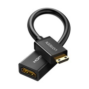 ADAPTADOR MINI HDMI A HDMI (HDMI TIPO C) / 18GBPS / 4K@60HZ / HDR / TECNOLOGÍA 3D / ARC / CARCASA PC+ABS / HDCP/ LONGITUD DE 22 CM-Cables y Conectores-UGREEN-Bsai Seguridad & Controles