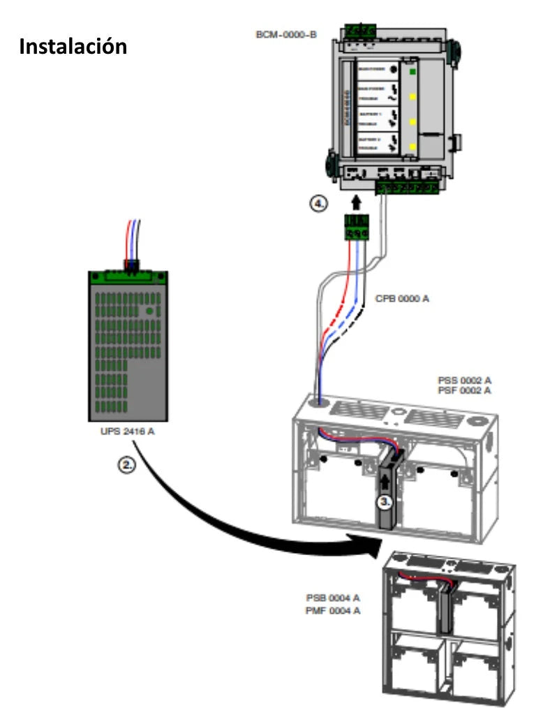 BOSCH F_CPB0000A - CABLE BCM / UPS / LONGITUD DE CABLE 150CM-Incendio-BOSCH-Bsai Seguridad & Controles