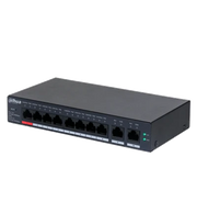 DAHUA DH-CS4010-8GT-110 SWITCH POE DE 10 PUERTOS GIGABIT/ 8 PUERTOS POE/ 2 PUERTOS UPLINK 10/100/1000/ 110 WATTS TOTALES/ SWITCHING 20 GBPS/ TASA DE REENVIO DE PAQUETES 14.88 MBPS/ POE WATCHDOG/ PLATAFORMA DOLYNK CARE/ #LONUEVO-Switches POE-DAHUA-Bsai Seguridad & Controles