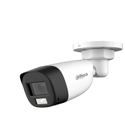DAHUA HAC-HFW1200CLN-IL-A - CAMARA BULLET DE 2 MEGAPIXELES/ ILUMINACIÓN DUAL INTELIGENTE + FULLCOLOR/ LENTE DE 2.8MM/ 102 GRADOS DE APERTURA/ 20 METROS DE IR Y LUZ VISIBLE/ MICRÓFONO INTEGRADO/ IP67/ SOPORTA: CVI/CVBS/AHD/TVI/ #LONUEVO #VOLDH-Bullet-DAHUA-Bsai Seguridad & Controles