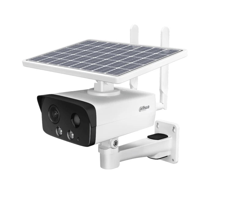 DAHUA DH-IPC-HFW2431DG-4G-SP-LA-B - CÁMARA IP BULLET 4G CON PANEL SOLAR Y BATERÍA/ 4MP / DISUASIÓN ACTIVA/ IR: 50 M/ LUZ CÁLIDA 30M / RANURA PARA TARJETA MICRO SD / AUDIO BIDIRECCIONAL/ STARLIGHT/ H.265/ IP67/#IASMD/ #LONUEVO #XCDAHUA-Bullet-DAHUA-Bsai Seguridad & Controles