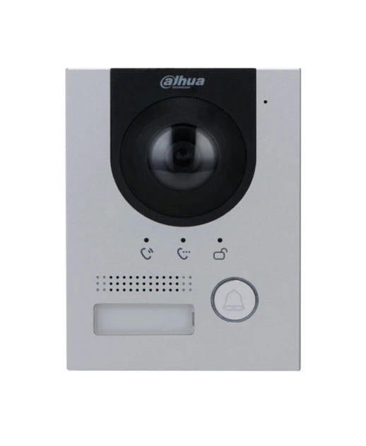 DAHUA VTO2202FP-S2 - FRENTE DE CALLE PARA VIDEOPORTERO IP/ METÁLICO/ CÁMARA DE 2 MP CON 160° DE APERTURA/ IK07/ EXTERIOR IP65/ VISIÓN NOCTURNA/ POE/ INDICADOR DE VOZ/ APERTURA DE CHAPA/ SOLO ALIMENTACIÓN POE/ #LONUEVO #XCDAHUA-Frentes de Calle-DAHUA-Bsai Seguridad & Controles
