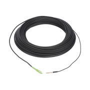 ROLLO DE FIBRA OPTICA DROP REDONDA G657A2 MONOMODO SIMPLEX DE 100 METROS (328.08 PIES) CON CONECTORES SC/APC-SC/APC PARA INSTALACIONES AEREAS, SUBTERRANEAS O A LA INTEMPERIE