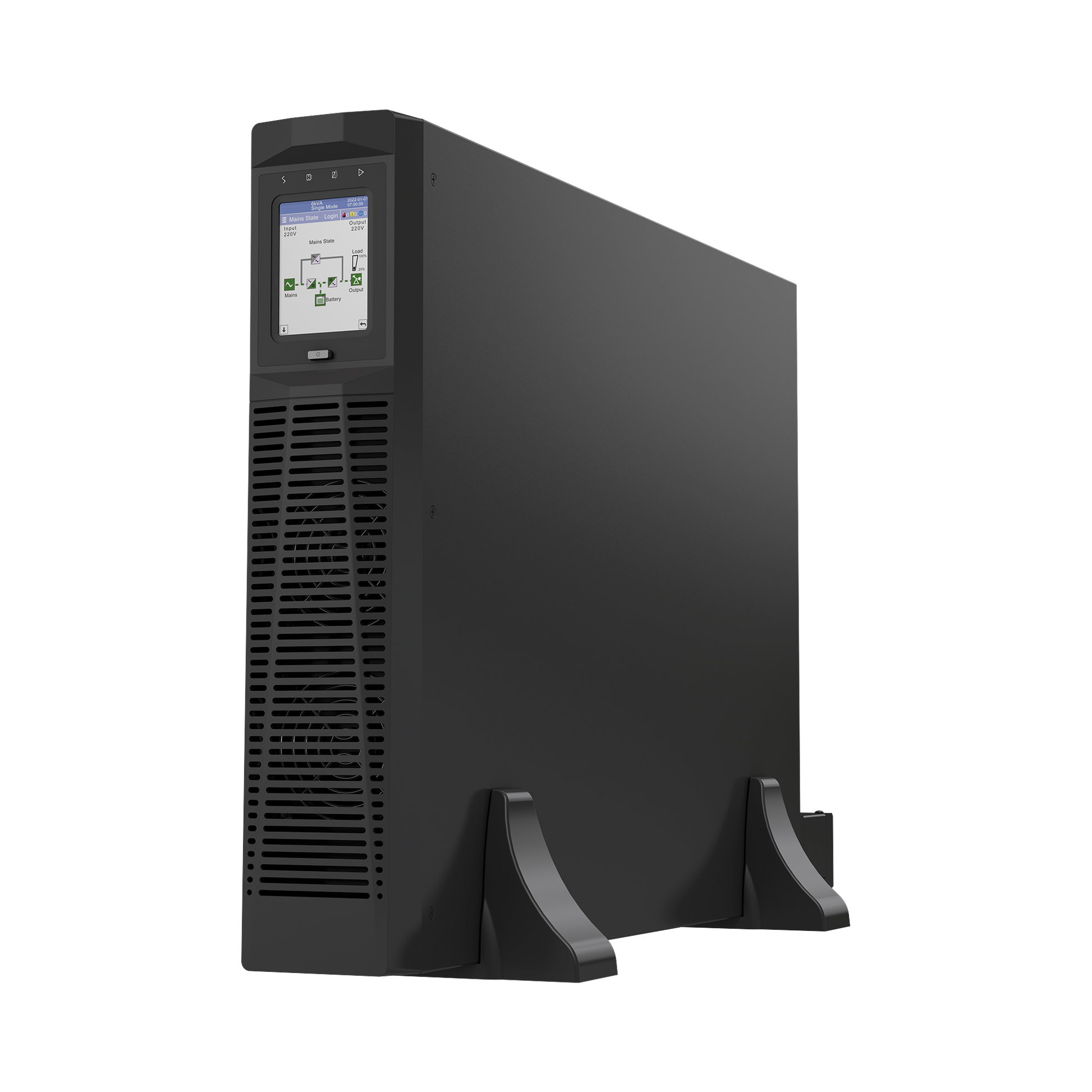 UPS DE 10 KVA, ONLINE DOBLE CONVERSIÓN, 200 - 240 VAC DE ENTRADA, FASE ÚNICA, SIN BATERÍAS CON KIT DE CABLES DE CONEXIÓN DE BATERÍAS-Energía-LINKEDPRO BY EPCOM-Bsai Seguridad & Controles