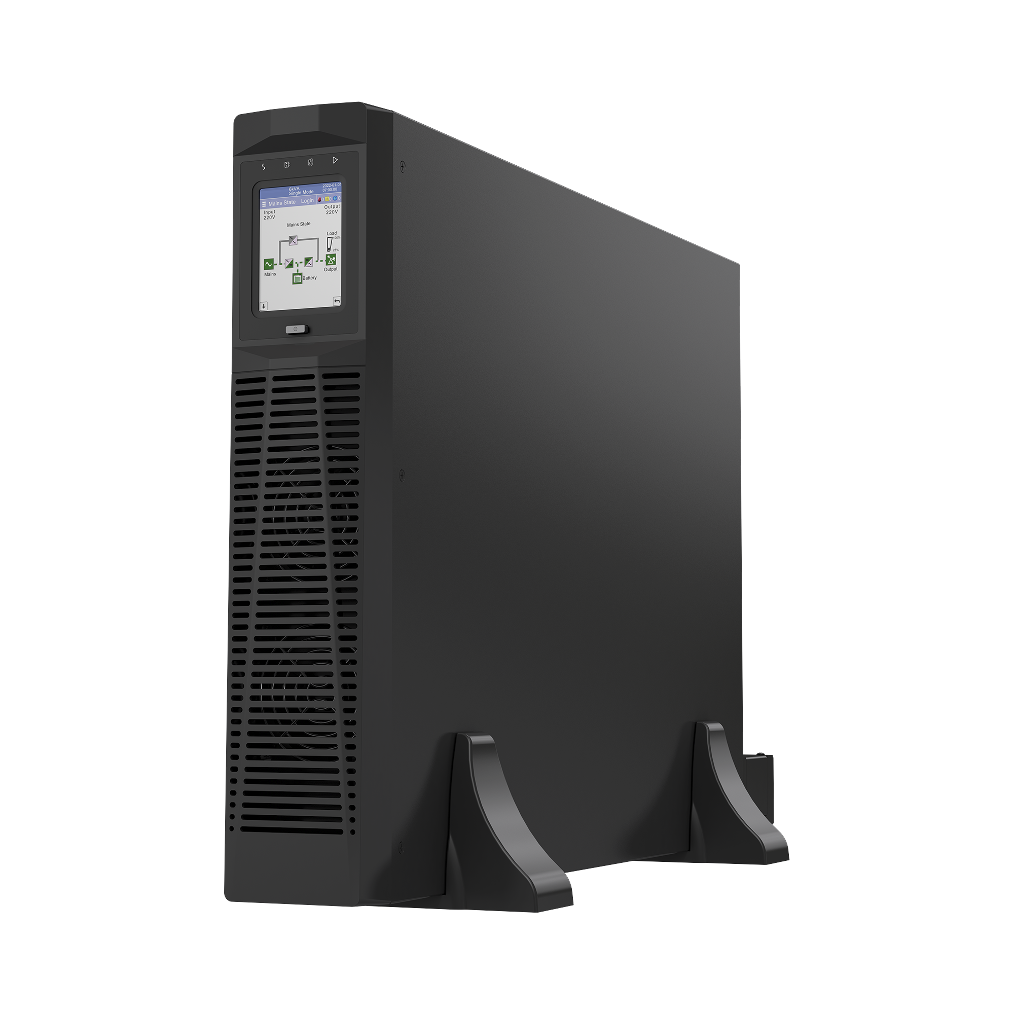 UPS DE 10 KVA, ONLINE DOBLE CONVERSIÓN, 200 - 240 VAC DE ENTRADA, FASE ÚNICA, SIN BATERÍAS CON KIT DE CABLES DE CONEXIÓN DE BATERÍAS-Energía-LINKEDPRO BY EPCOM-Bsai Seguridad & Controles