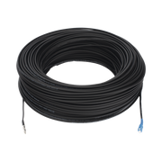 ROLLO DE FIBRA OPTICA DROP REDONDA G657A2 MONOMODO SIMPLEX DE 150 METROS (492.13 PIES) CON CONECTORES SC/UPC-SC/UPC PARA INSTALACIONES AEREAS, SUBTERRANEAS O A LA INTEMPERIE