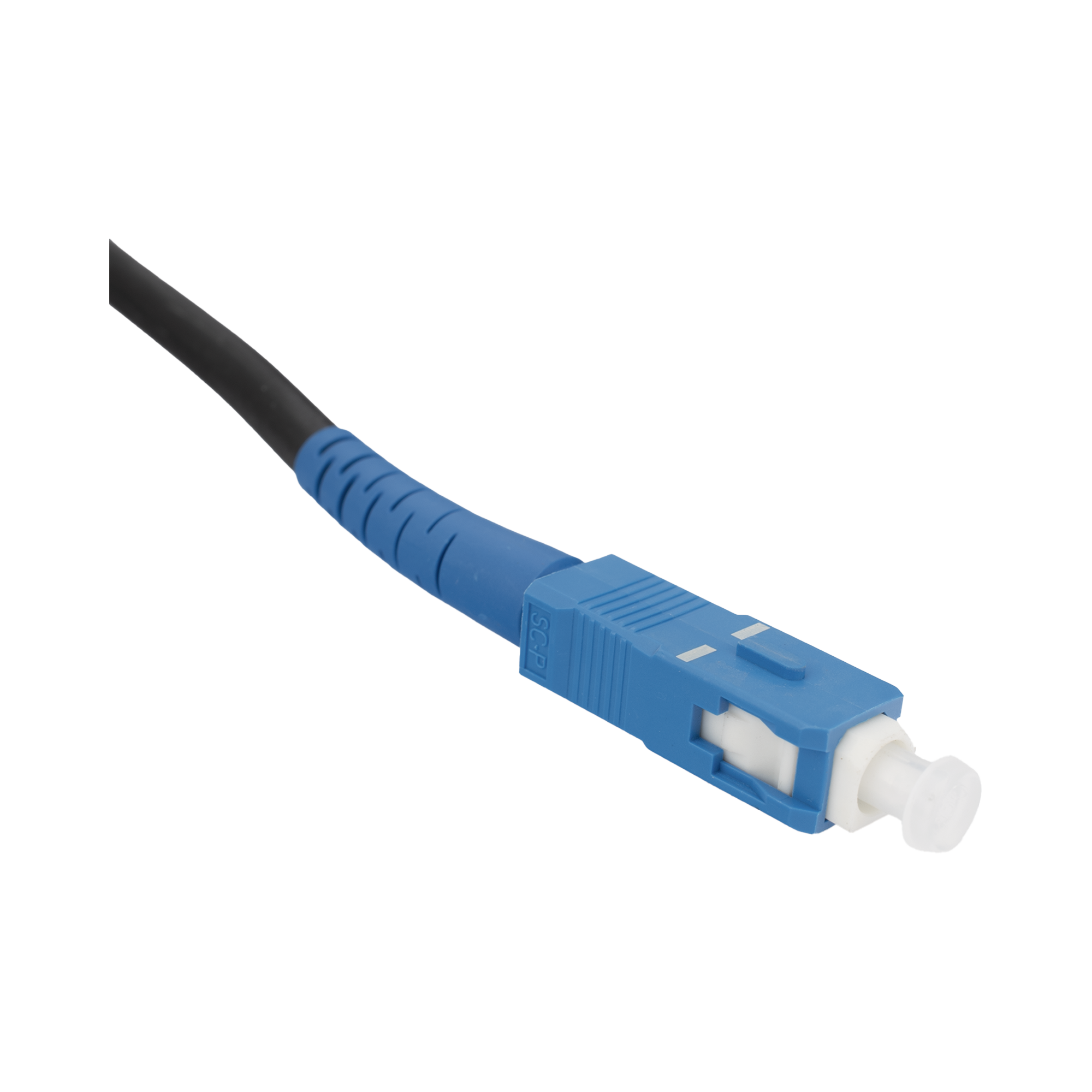 ROLLO DE FIBRA ÓPTICA DROP REDONDA G657A2 MONOMODO SIMPLEX DE 200 METROS (656.17 PIES) CON CONECTORES SC/UPC-SC/UPC PARA INSTALACIONES AEREAS, SUBTERRANEAS O A LA INTEMPERIE