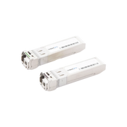 TRANSCEPTORES ÓPTICOS BIDIRECCIONALES SFP+ (MINI-GBIC) / MONOMODO 1270 & 1330 NM / 10 GBPS / 10GBASE-BX / CONECTOR LC/UPC SIMPLEX / DDM / HASTA 3 KM / 2 PIEZAS