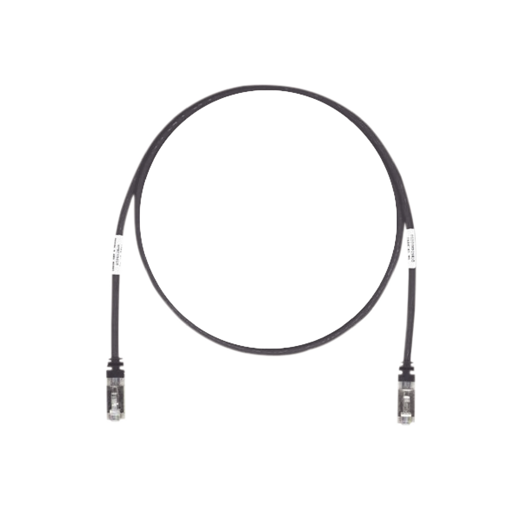 PATCH CORD CAT6A, BLINDADO S/FTP, CM/LS0H, 10FT, COLOR NEGRO-Patch Cords-PANDUIT-Bsai Seguridad & Controles