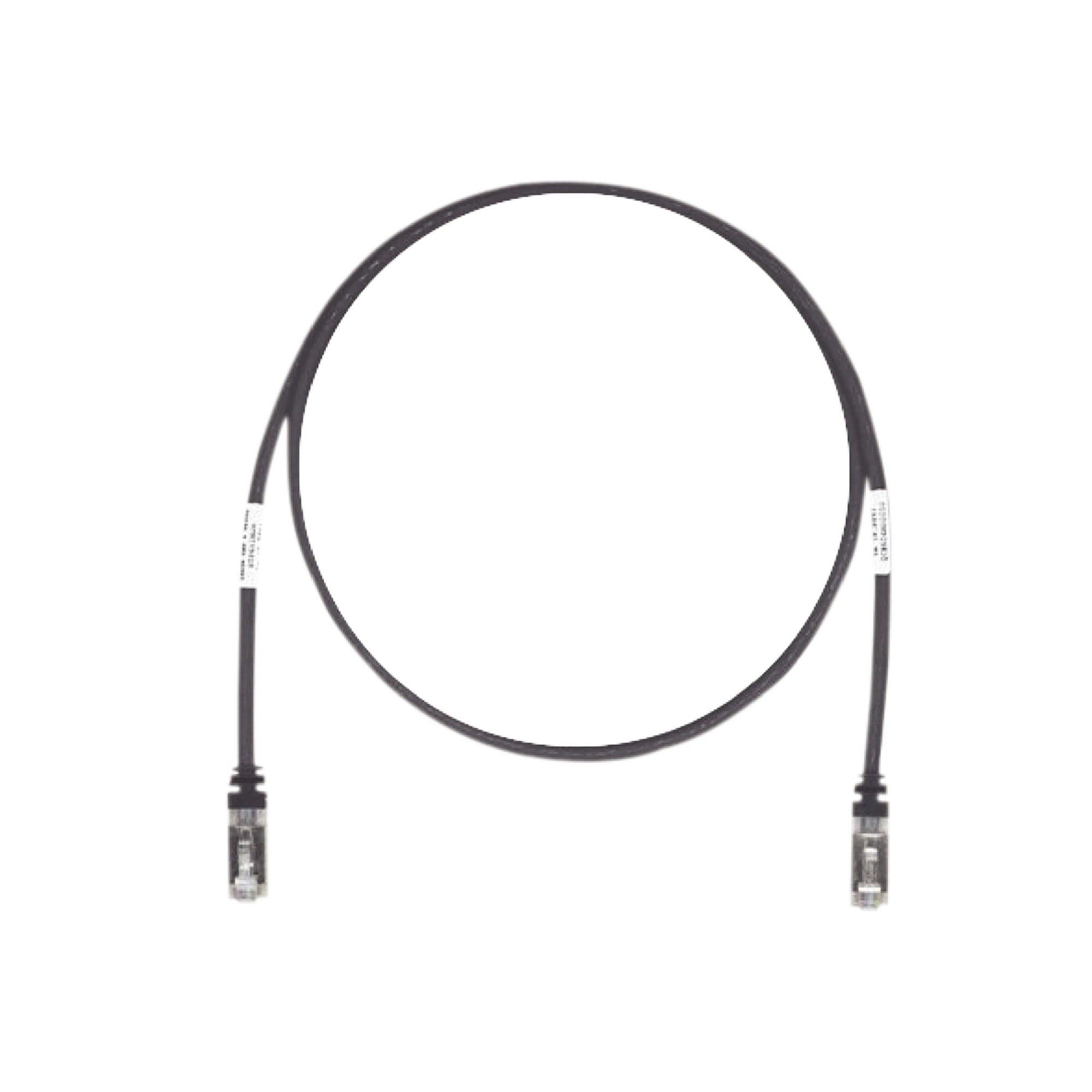 PATCH CORD CAT6A, BLINDADO S/FTP, CM/LS0H, 10FT, COLOR NEGRO-Patch Cords-PANDUIT-Bsai Seguridad & Controles
