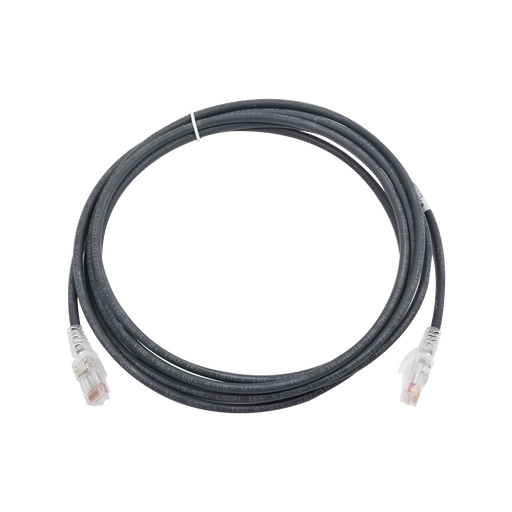 PATCH CORD MC6 MODULAR CAT6 UTP, CM/LS0H, 10FT, COLOR NEGRO, VERSIÓN BULK (SIN EMPAQUE INDIVIDUAL)-Cableado-SIEMON-MC6-10-01B-Bsai Seguridad & Controles