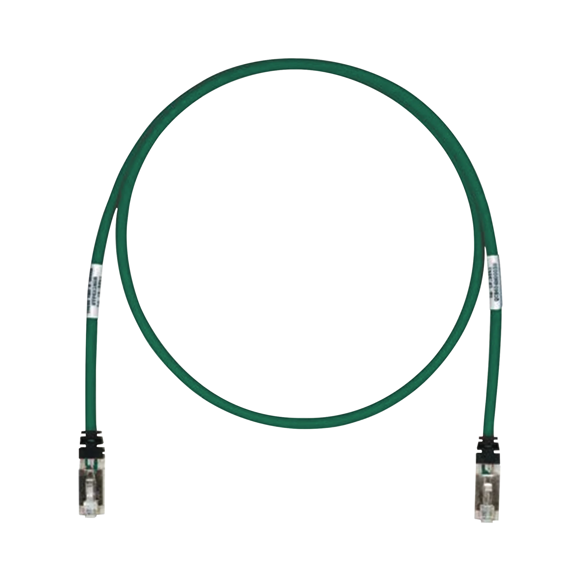 PATCH CORD CAT6A, BLINDADO S/FTP, CM/LS0H, 10FT, COLOR VERDE-Patch Cords-PANDUIT-Bsai Seguridad & Controles