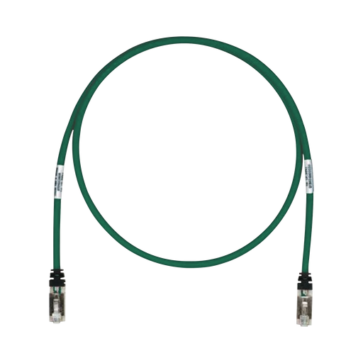 PATCH CORD CAT6A, BLINDADO S/FTP, CM/LS0H, 10FT, COLOR VERDE-Patch Cords-PANDUIT-STP6X10GR-Bsai Seguridad & Controles