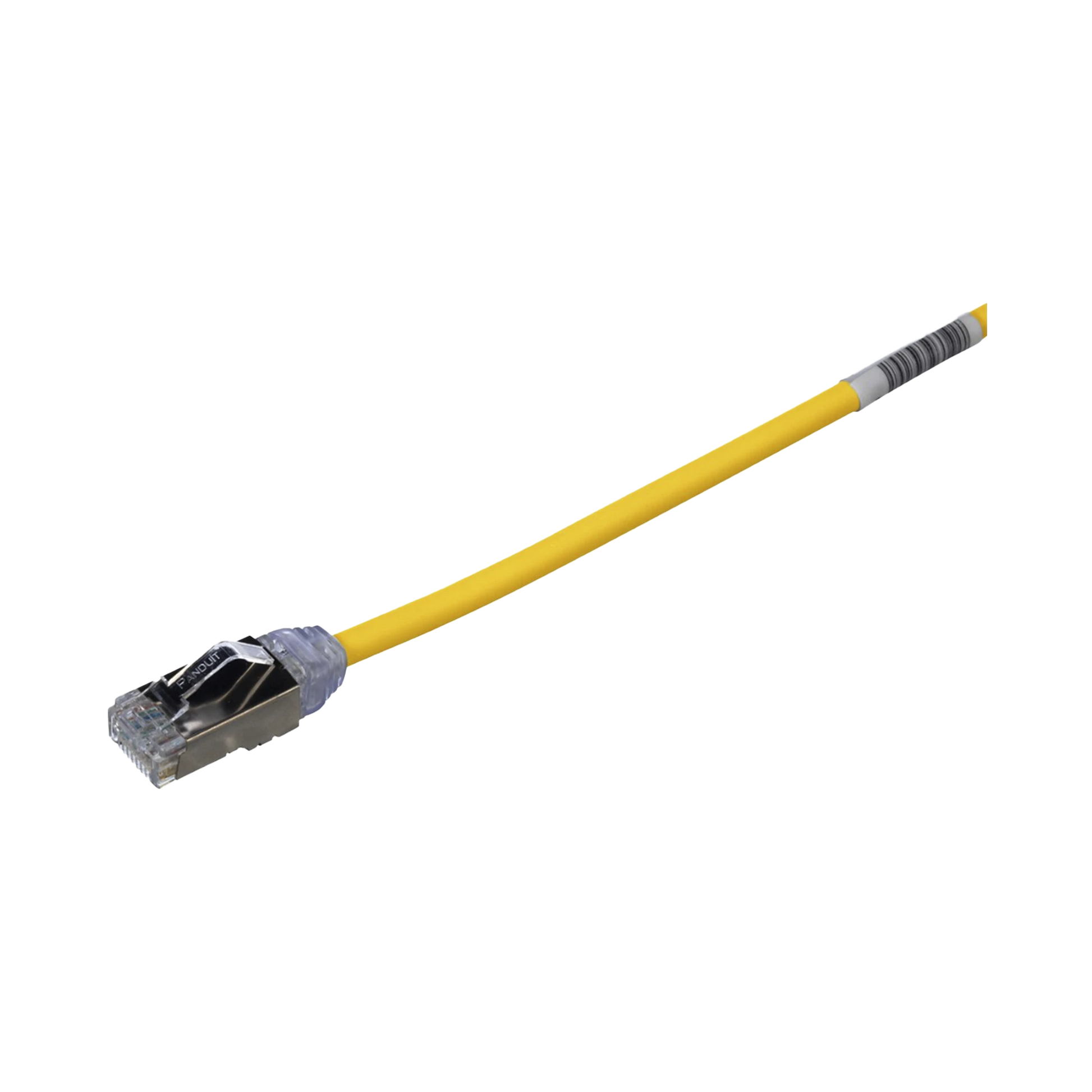 PATCH CORD CAT6A, DIAMETRO REDUCIDO 28 AWG, BLINDADO S/FTP, CM/LS0H, 20 CM, COLOR AMARILLO-Cableado-PANDUIT-Bsai Seguridad & Controles