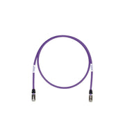 PATCH CORD CAT6A, BLINDADO S/FTP, CM/LS0H, 25FT, COLOR VIOLETA-Patch Cords-PANDUIT-Bsai Seguridad & Controles