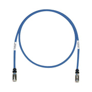 PATCH CORD CAT6A, BLINDADO S/FTP, CM/LS0H, 2FT, COLOR AZUL-Patch Cords-PANDUIT-Bsai Seguridad & Controles