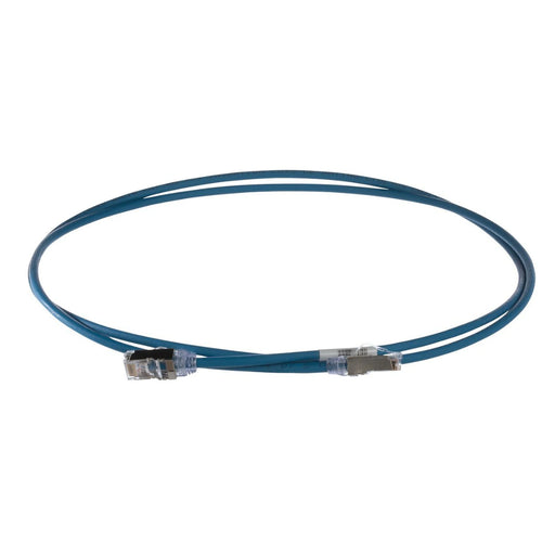 PATCH CORD CAT6A, DIAMETRO REDUCIDO 28 AWG, BLINDADO S/FTP, CM/LS0H, 2M, COLOR AZUL-Patch Cords-PANDUIT-STP28X2MBU-Bsai Seguridad & Controles