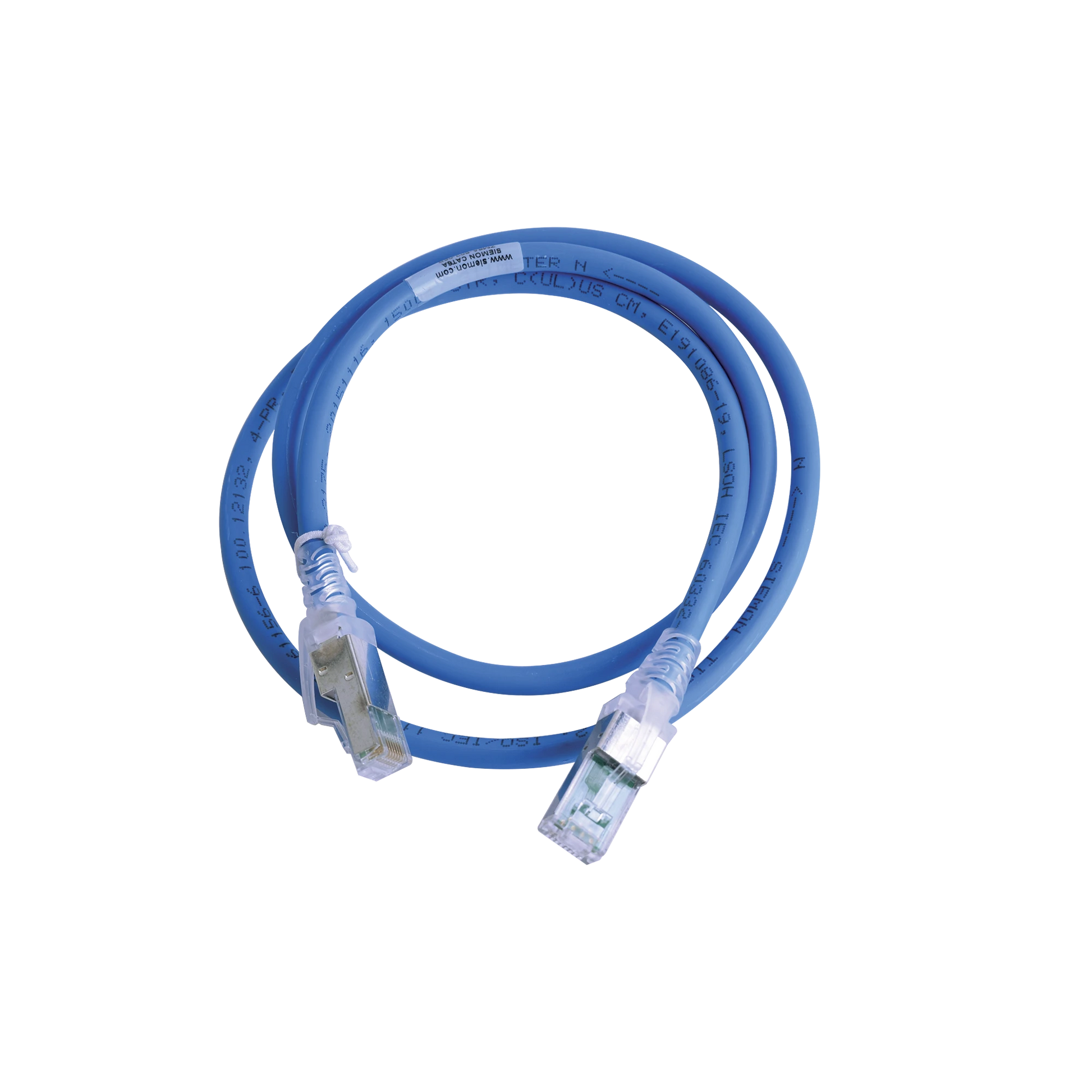 PATCH CORD Z-MAX CAT6A S/FTP, CM/LS0H, 3FT, COLOR AZUL-Cableado-SIEMON-Bsai Seguridad & Controles