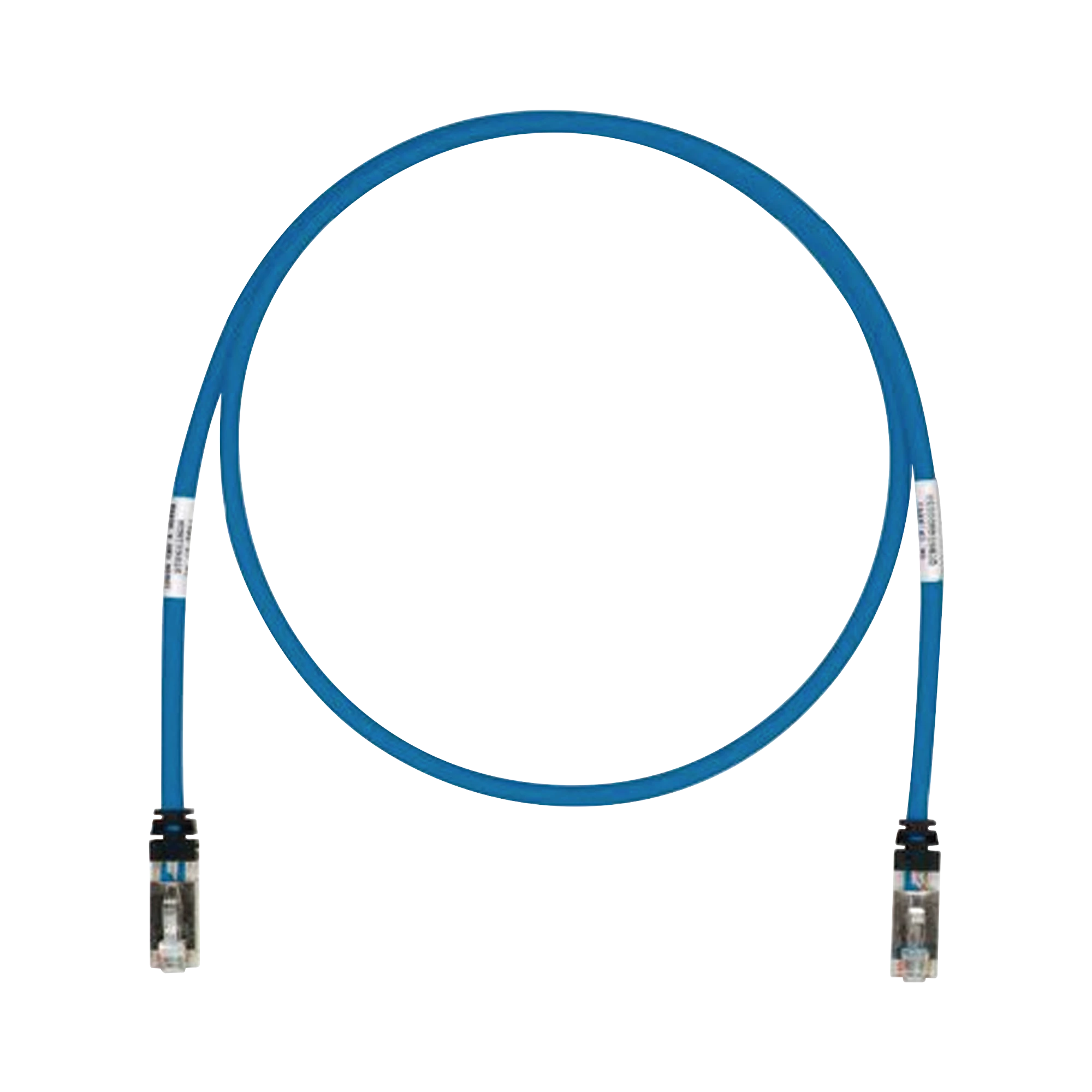 PATCH CORD CAT6A, BLINDADO S/FTP, CM/LS0H, 5FT, COLOR AZUL-Patch Cords-PANDUIT-Bsai Seguridad & Controles
