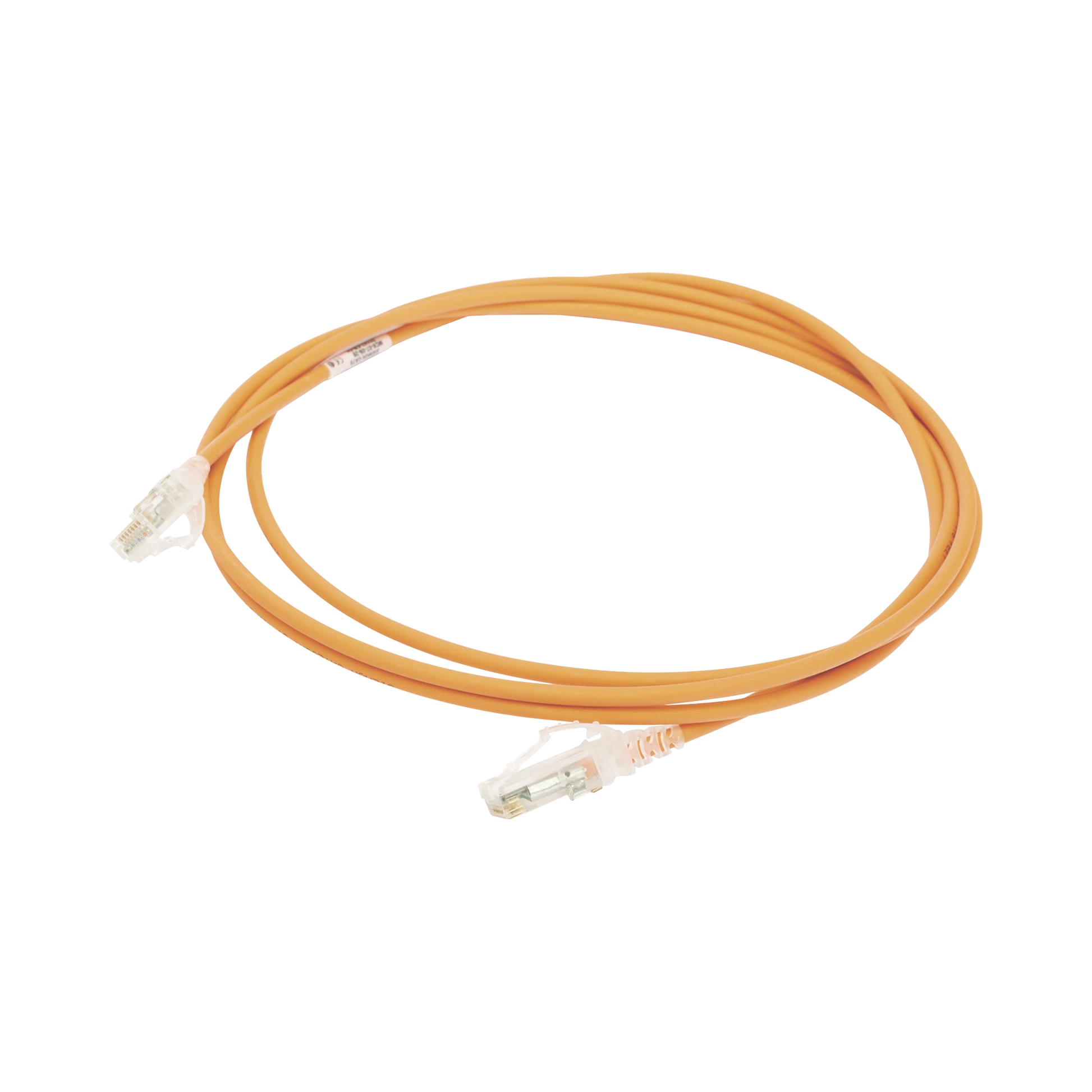 PATCH CORD MC6 MODULAR CAT6 UTP, CM/LS0H, 7FT, COLOR NARANJA, DIÁMETRO REDUCIDO (28AWG)-Cableado-SIEMON-Bsai Seguridad & Controles