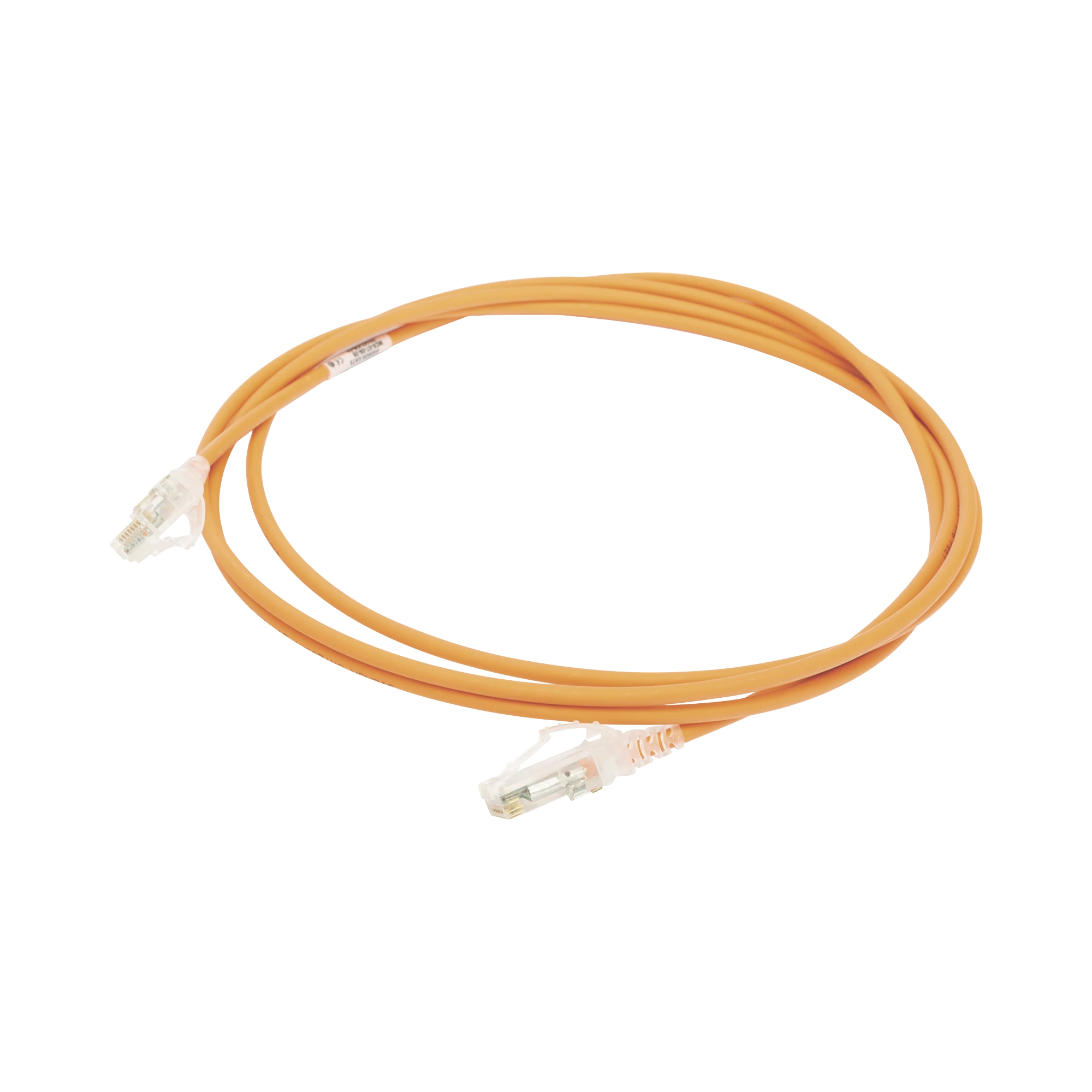 PATCH CORD MC6 MODULAR CAT6 UTP, CM/LS0H, 7FT, COLOR NARANJA, DIÁMETRO REDUCIDO (28AWG)-Cableado-SIEMON-Bsai Seguridad & Controles