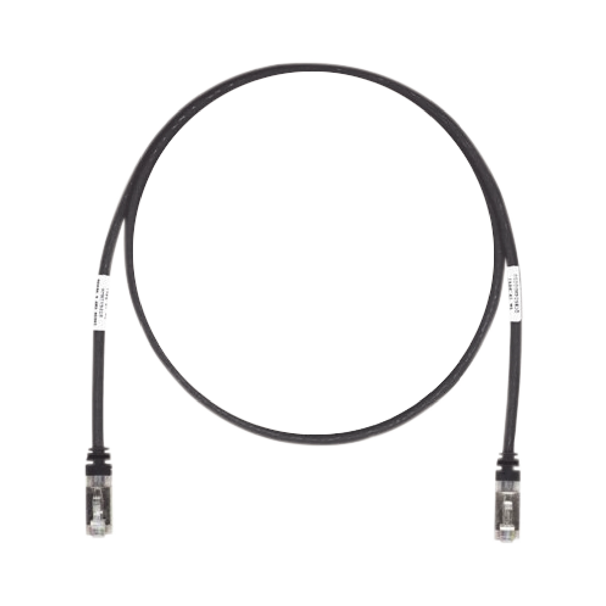 PATCH CORD CAT6A, BLINDADO S/FTP, CM/LS0H, 7FT, COLOR NEGRO-Patch Cords-PANDUIT-Bsai Seguridad & Controles
