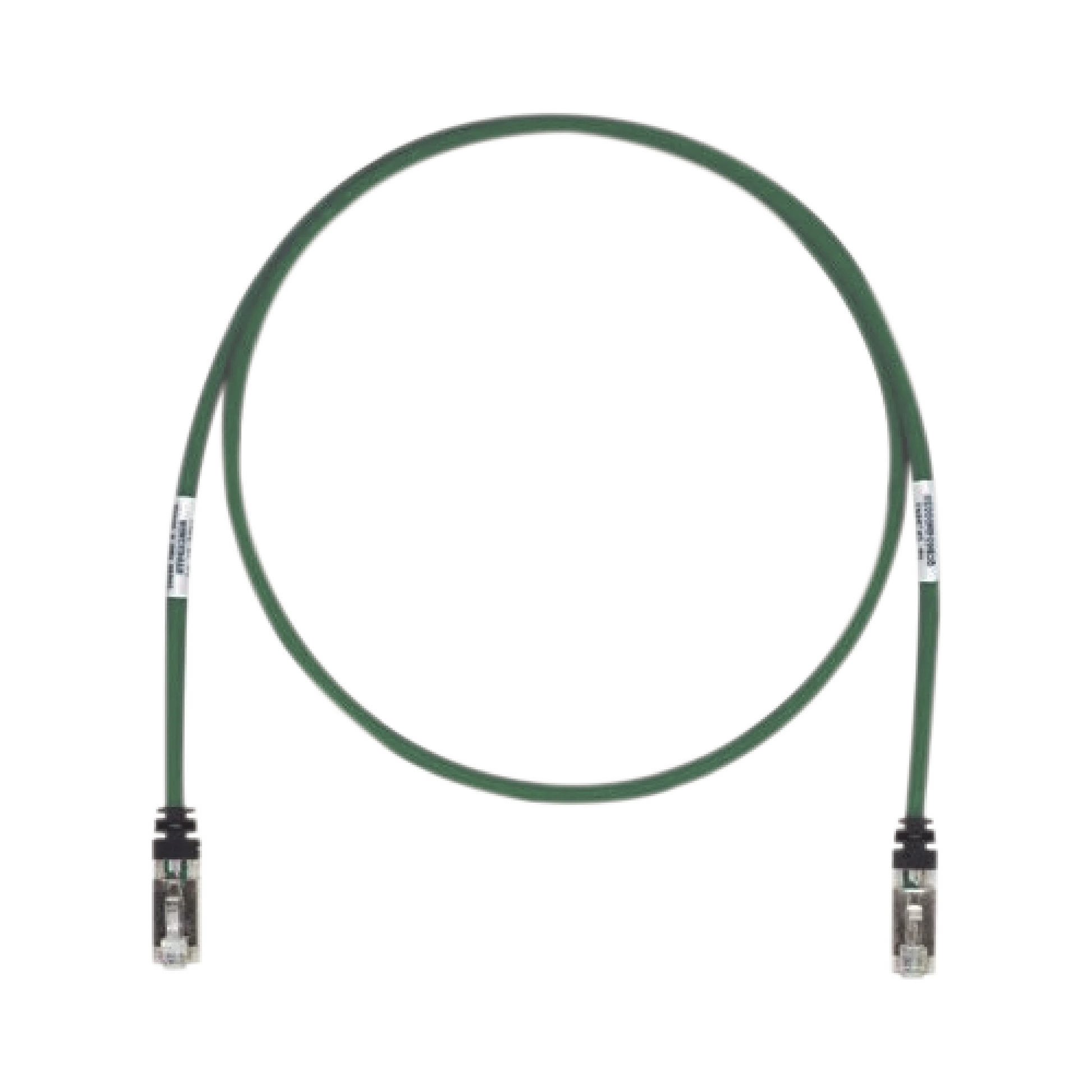 PATCH CORD CAT6A, BLINDADO S/FTP, CM/LS0H, 7FT, COLOR VERDE-Patch Cords-PANDUIT-Bsai Seguridad & Controles